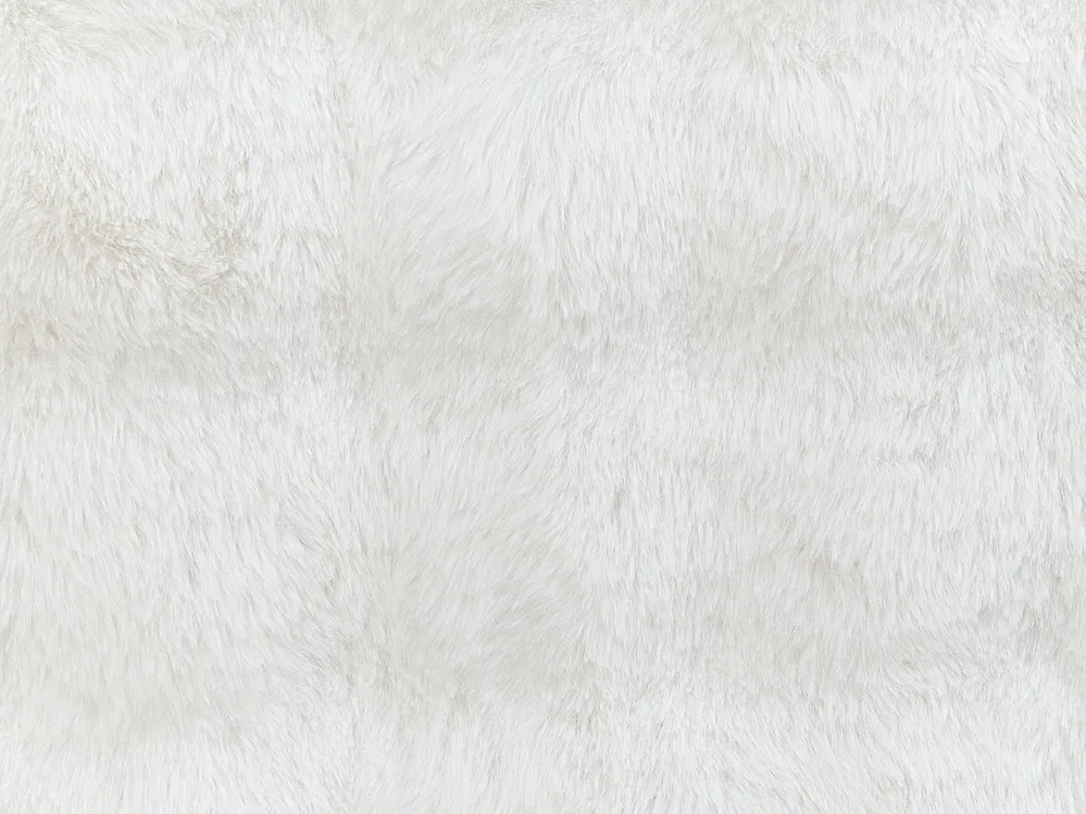 Kuscheldecke SALKA Webpelz 150 x 200 cm Weiß_917358