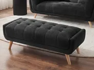 Sofa 2-Sitzer HABO Stoff Schwarz_1085473