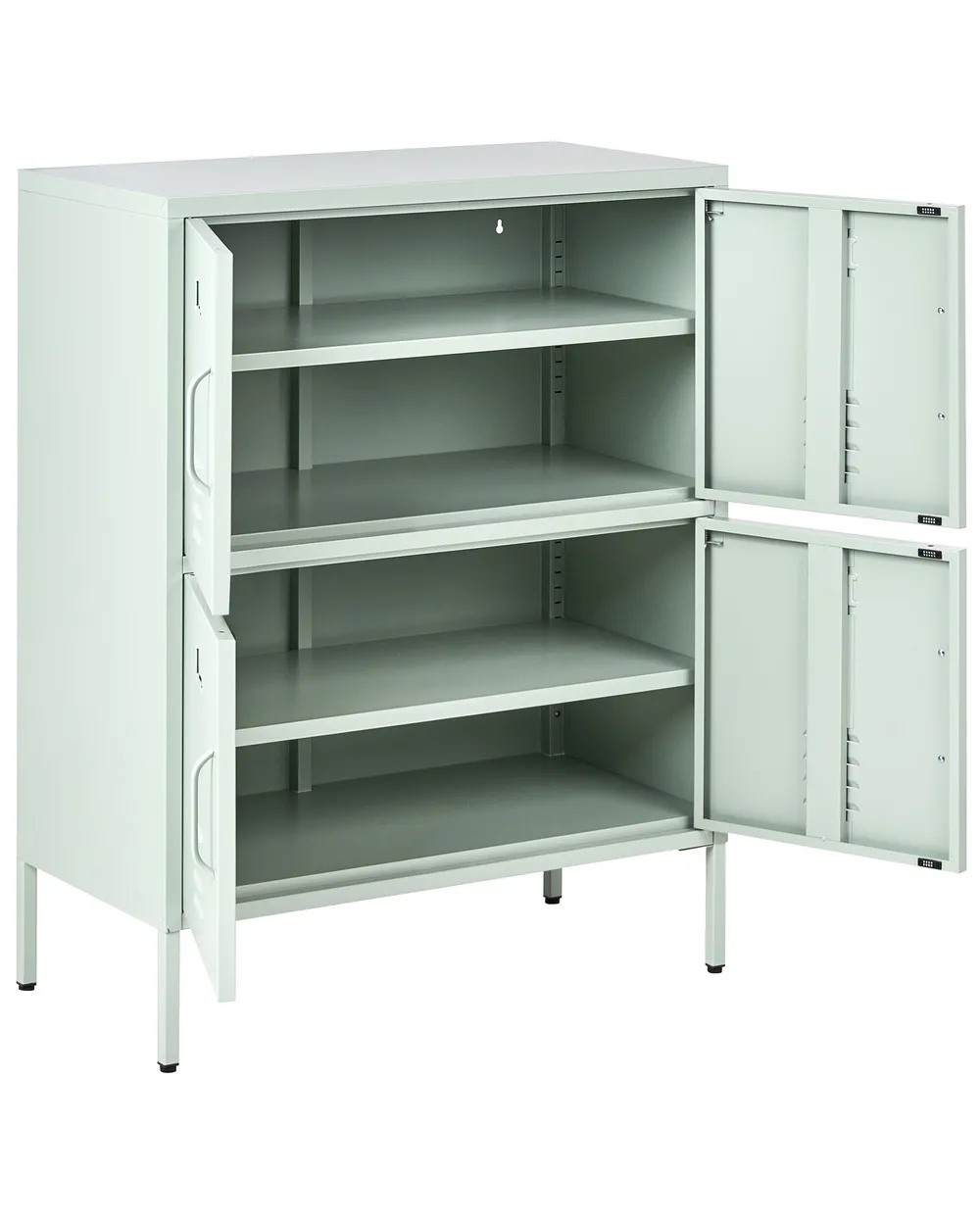 Büroschrank HOLBECK Metall Mintgrün_1043157