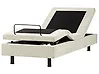 Verstellbares Bett ohne Kopfteil Stoff DUKE II 90 x 200 cm Beige