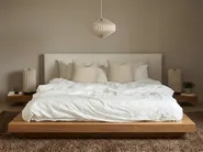 Bed Boucle ZEN 180 x 200 cm (EU Super King) Natural Ash Wood_1064466