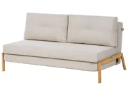 Living Room Set 3 Seater EDLAND with Bench Fabric Light Beige_1041058