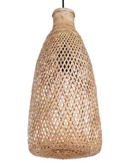 Pendant Lamp LWELA Bamboo Wood Natural_827293