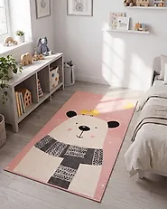 Rug MALDAN Beige 160 x 230 cm Leather_1179255