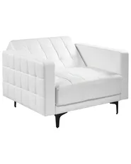 Fauteuil ABERDEEN Kunstleer Wit_1038782