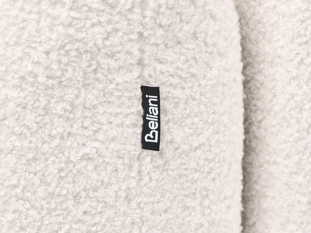 Sofa Bed 3 Seater VAXHOLM with Storage Boucle Light Beige_1026849
