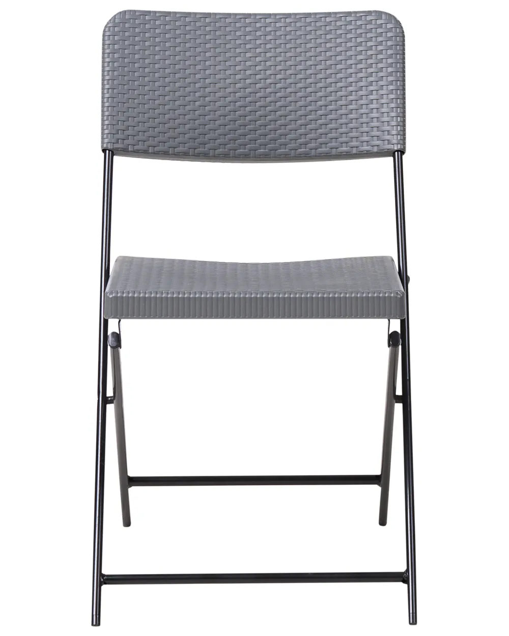 Bistro Set Folding TRAPPETO Grey_1033313