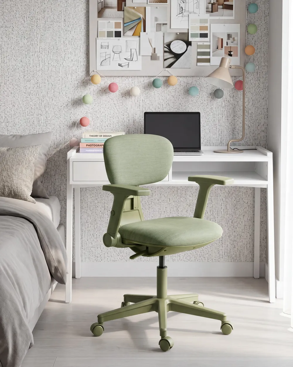 Office Chair CORE Fabric Green_1092225