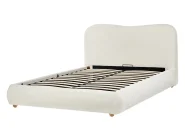 Ottoman Bed BLAGNAC Boucle Off-White 140 x 200 cm (EU Double)_1009261