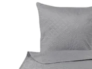 Tagesdecke mit Kissen ALAMUT 140 x 210 cm Grau_821756