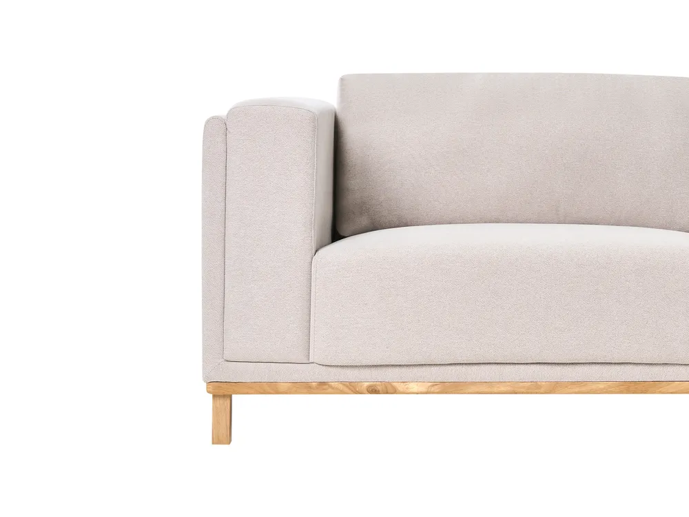 Ecksofa 5-Sitzer VENG Stoff Hellbeige linksseitig_1009679