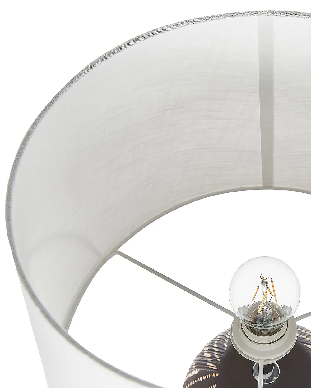 Tischlampe GUAPORE Keramik Schwarz_822379