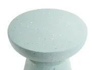 Beistelltisch MINCIO 45 cm 45 cm Terrazzo Optik Grün_1043483