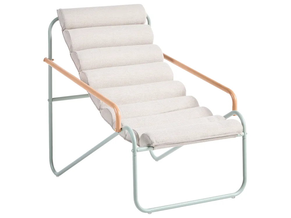 Lounge Set mit Tisch 2-Sitzer PASTO Metall Mintgrün_1057503