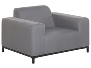 Garden Lounge Set with Table 5 Seater ROVIGO Grey_795326
