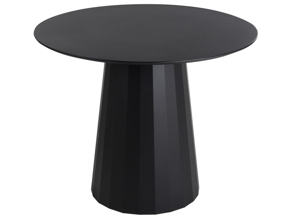 Dining Table PLATO Black 100 cm 100 cm Metal