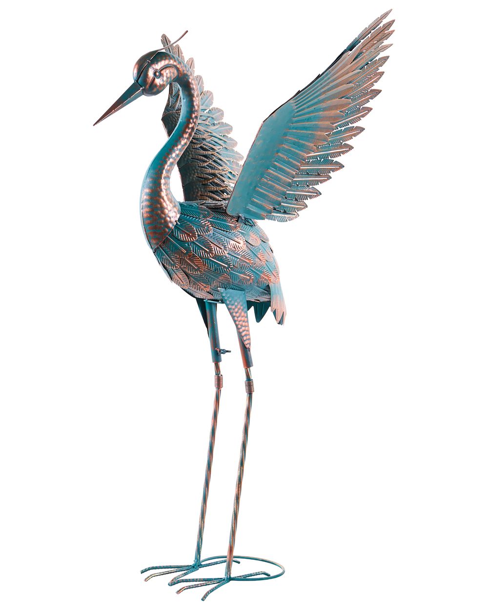 Garden Statue DINAGAT Heron Blue