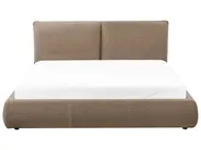Wasserbett Bouclé VINAY 160 x 200 cm Braun_969432