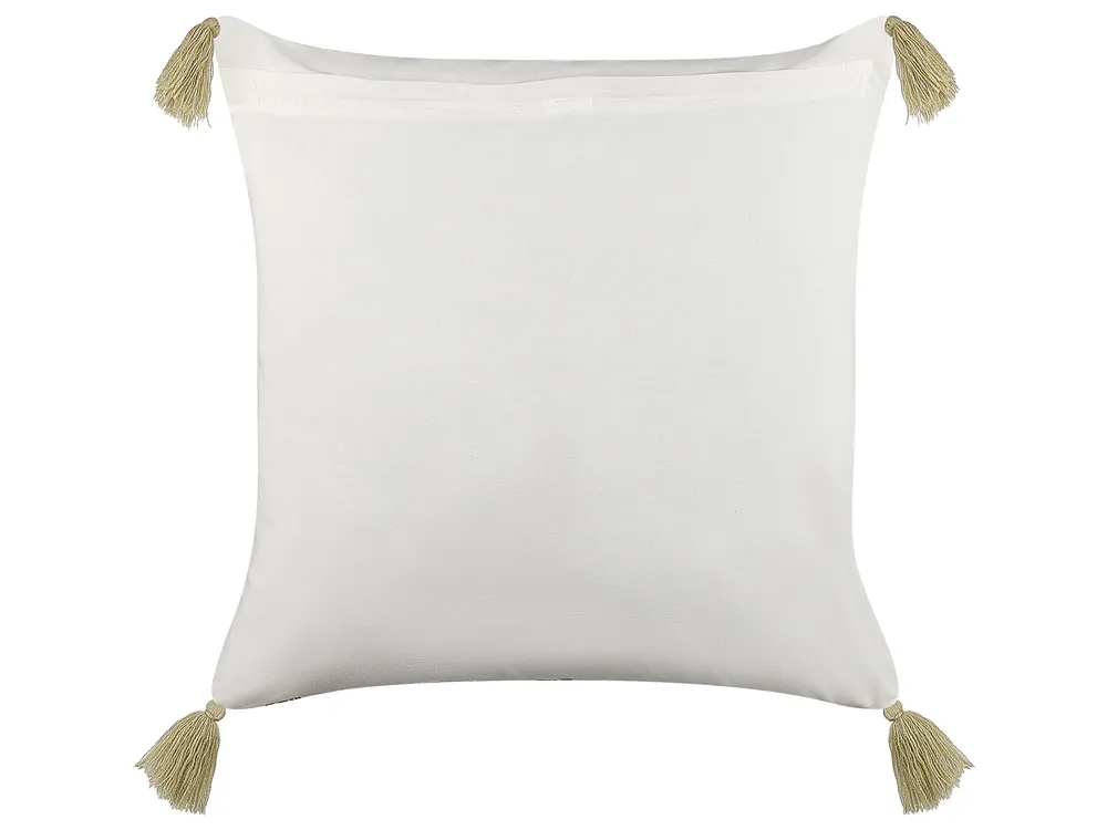Dekokissen 2er Set CARISSA 45 x 45 cm Baumwolle Bunt Blumenmuster_839388