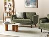 Sofa 2-Sitzer NURMO Stoff Dunkelgrün