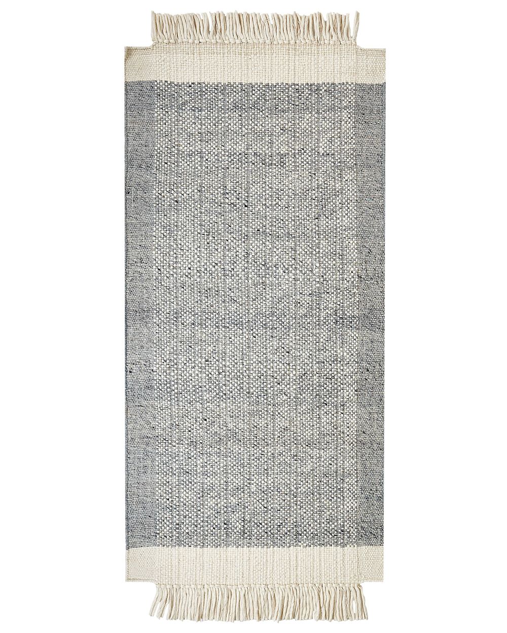 Rug TATLISU Grey 80 x 150 cm Wool