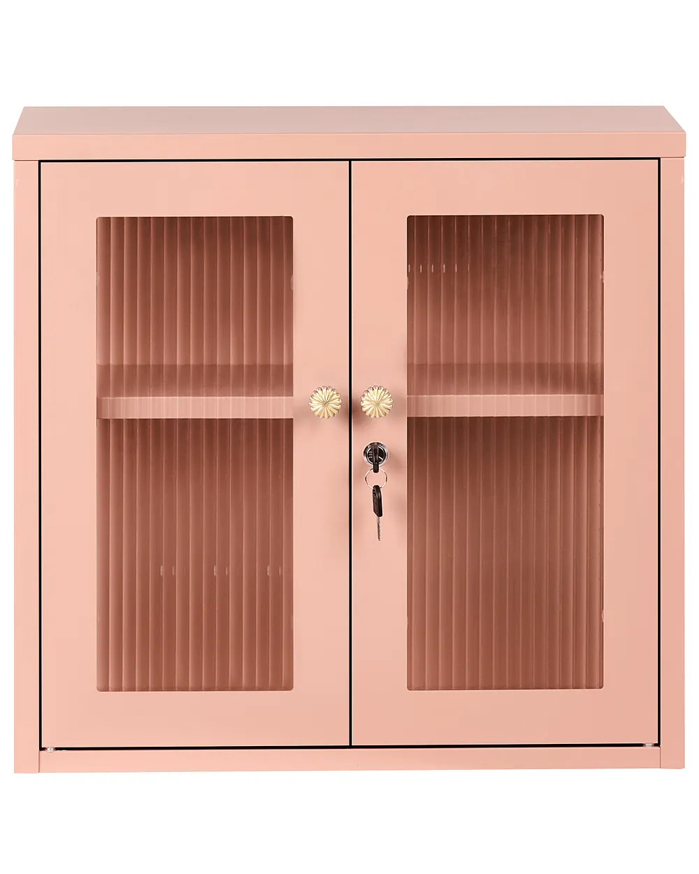 Wandschrank HARLYN 60 cm Metall Pfirsichrosa_1160901