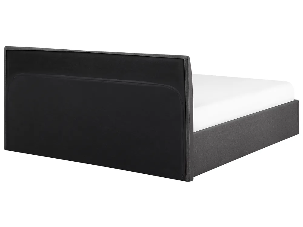 Krevet s prostorom za pohranu ORBEY Sivi 160 x 200 cm_744292