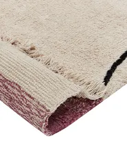 Rug AFSAR Light Beige 140 x 200 cm Cotton_839985