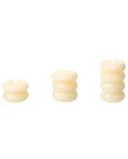 LED Kerzen 3er Set ETERNIS 5/8/11 cm Cremeweiß_1015897