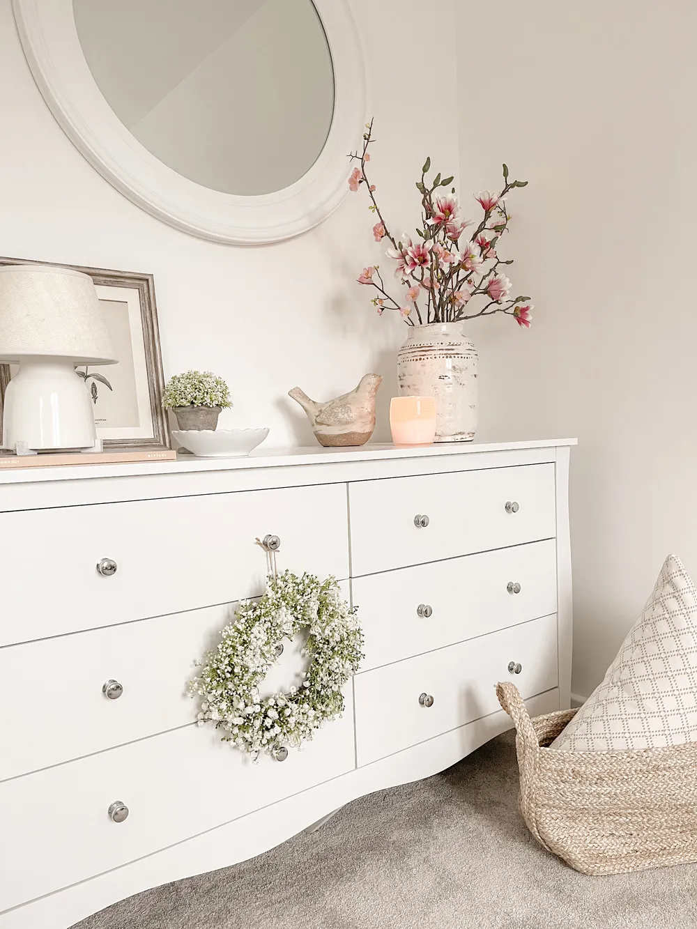 6 Drawer Chest WINCHESTER White_826395