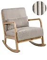 Schaukelsessel SORSELE Cord Beige