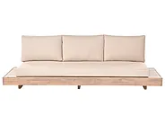 Gartensofa 3-Sitzer MARETTIMO zertifiziertes Akazienholz Beige_1154094
