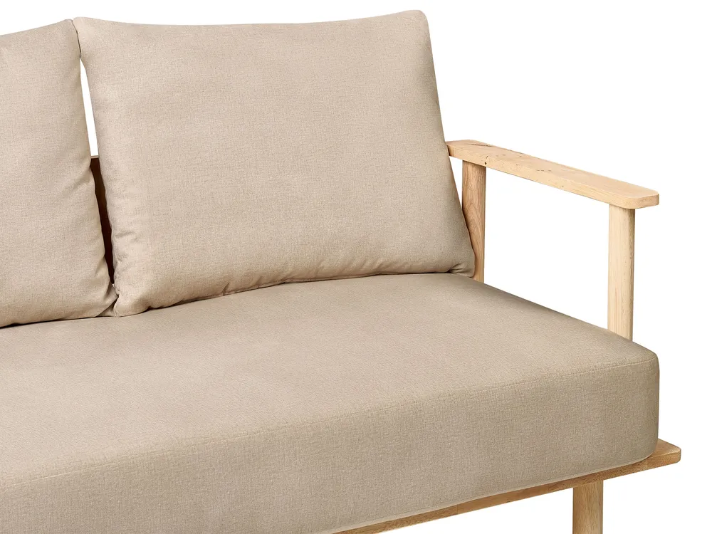 Sofa 2 Seater ASKER Fabric Beige_932557
