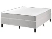 Divan Bed without Headboard Fabric COUNTESS 120 x 200 cm (EU Small Double) Light Grey_1054392