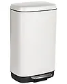 Tretmülleimer 30 L ECOCOLLECT Metall Weiß