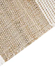 Teppich TALPUR Weiß 160 x 230 cm Jute_845626