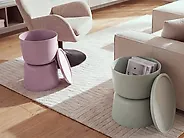 Set van 2 bijzettafels met opbergruimte ATACAMA 32/40 cm 32/40 cm Paars Groen_1172131