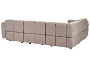 Modul Ecksofa 4-Sitzer MAKSABERG Stoff Taupe rechtsseitig_1136372