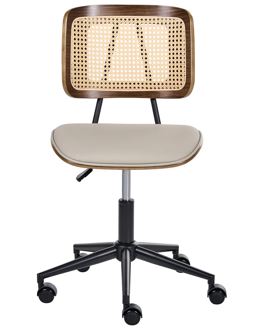 Desk Chair ARDO Faux Leather Taupe_1080712
