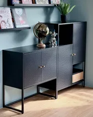Büroschrank RAKAIA Metall Schwarz_1179290