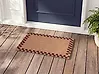 Fußmatte SAGADA Beige / Braun 40 x 60 cm Kokosfasern
