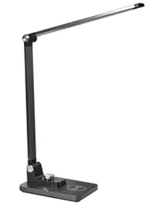 LED Schreibtischlampe ENIF mit kabellosem Ladegerät Schwarz_1018837