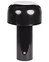 Kabellose LED Tischlampe BESOS mit Dimmer Metall Schwarz