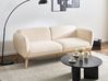 Sofa 3-Sitzer LJUNG Bouclé Hellbeige