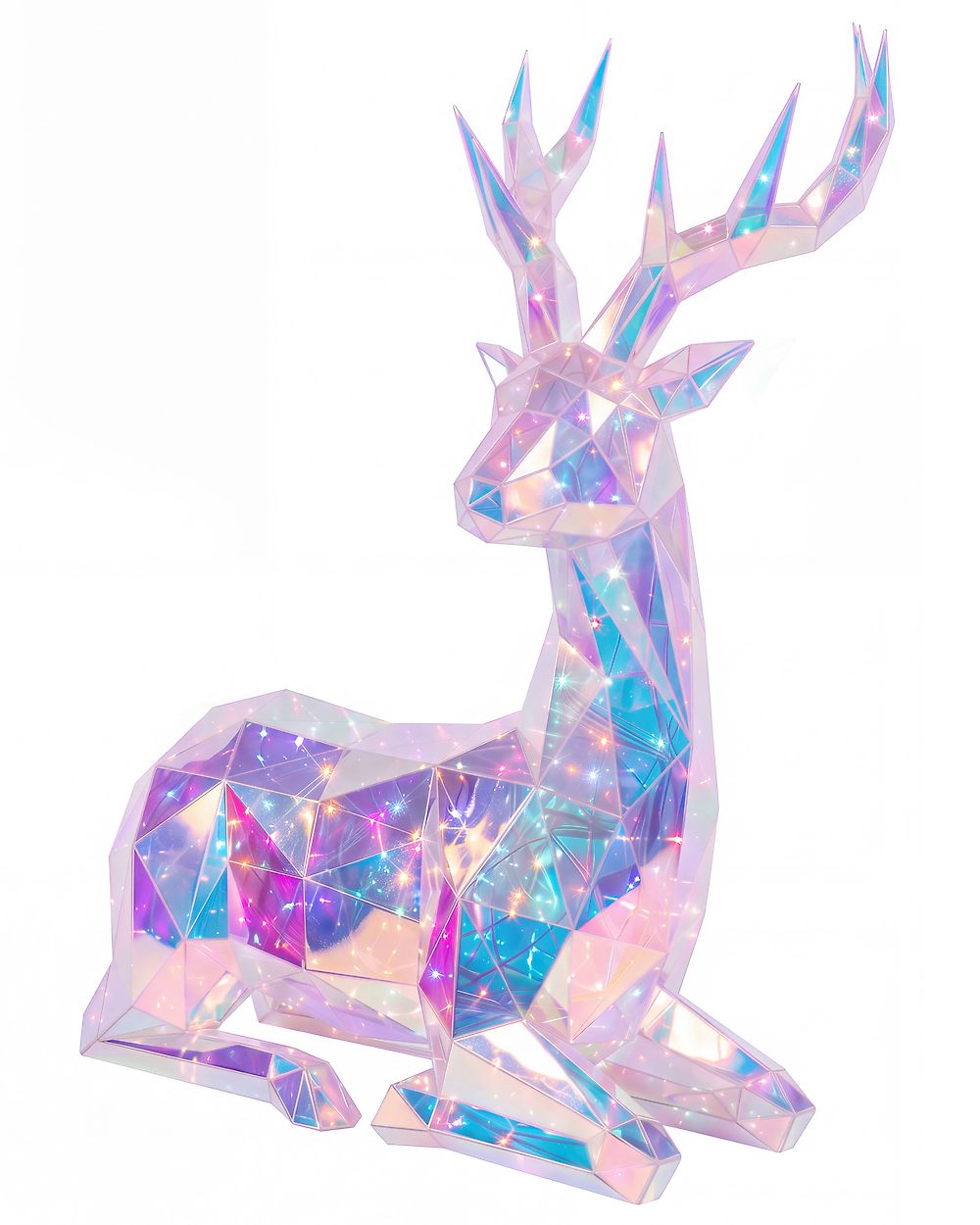 Décoration extérieure LED SIEVI 64 cm Renne Multicolore