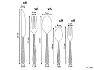 Besteckset 30-teilig CORZETTI Silber_1183473