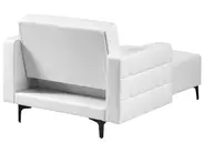 Chaise longue ABERDEEN Kunstleer Wit_1038797