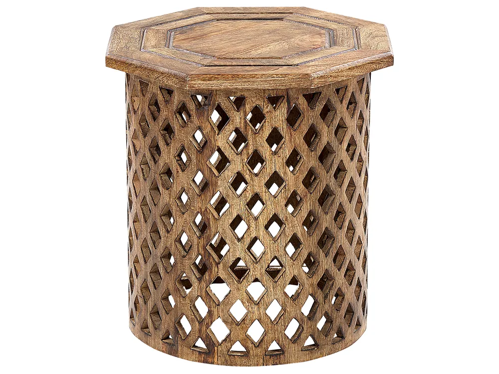 Beistelltisch KHANPUR Mangoholz Braun