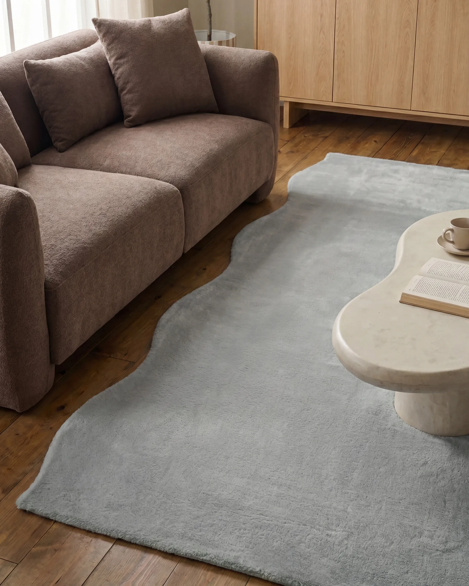 Rug DAWA Light Grey 160 x 230 cm_1100335