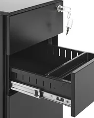 Büroschrank BOLSENA Metall Schwarz_783732